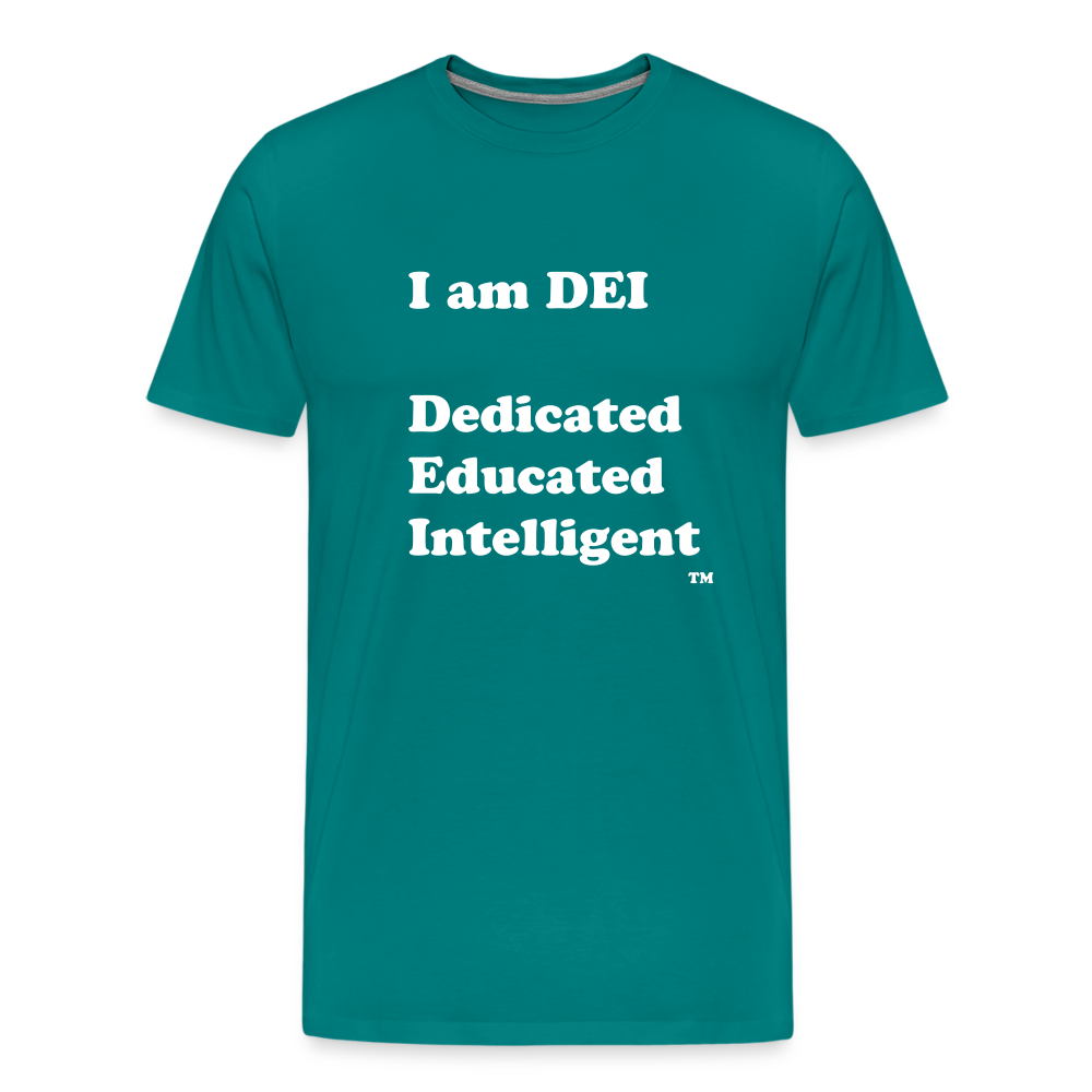 I am DEI - Men's Premium T-Shirt - teal