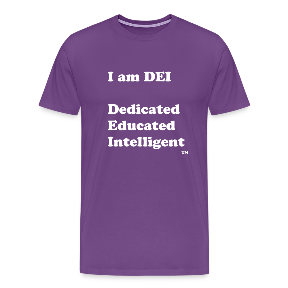 I am DEI - Men's Premium T-Shirt - purple