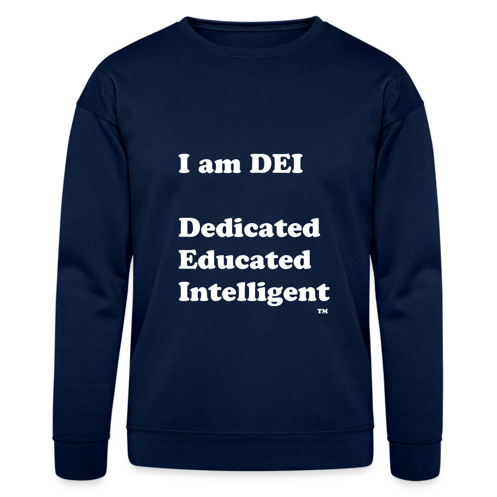 I am DEI - Bella + Canvas Unisex Sweatshirt - navy