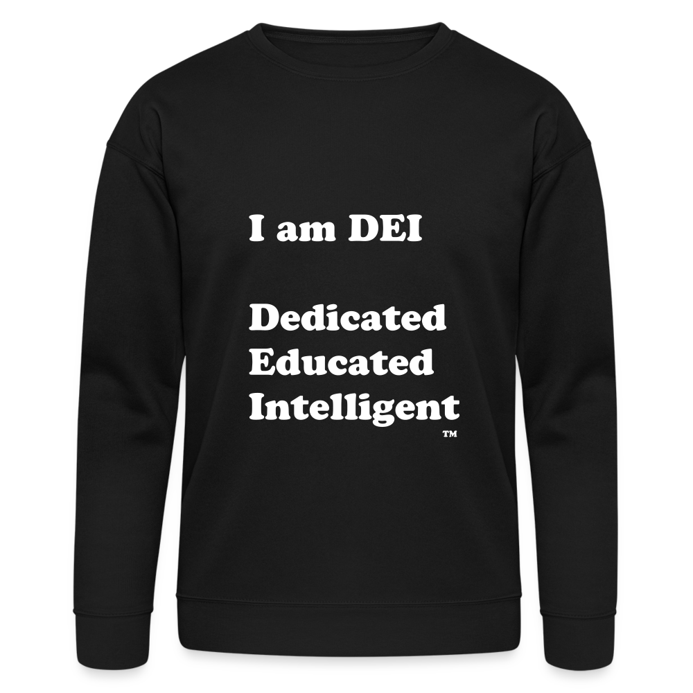 I am DEI - Bella + Canvas Unisex Sweatshirt - black