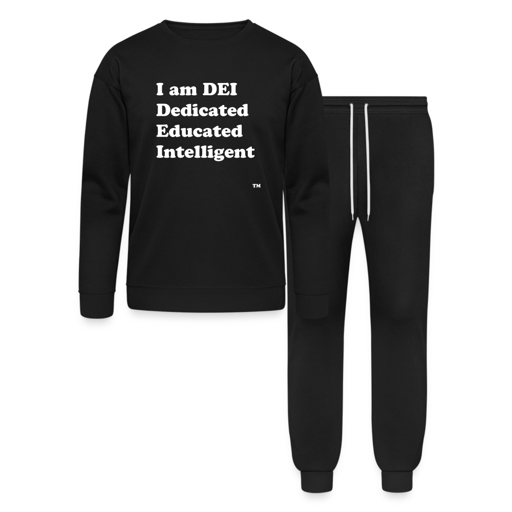 I am DEI - Bella + Canvas Unisex Lounge Wear Set - black